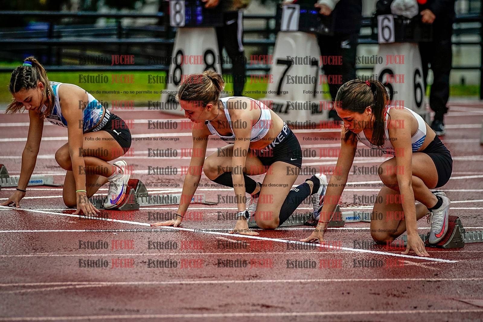 Fotos de los 100 m con vallas de mujeres - FINAL