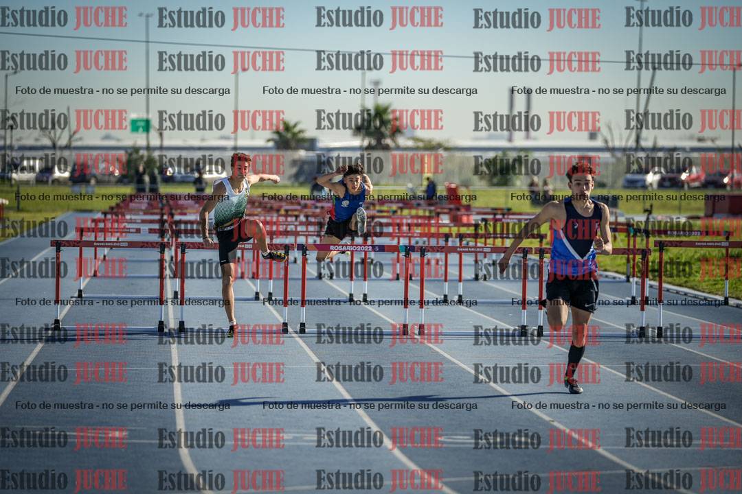 Fotos de los 110 m con vallas de varones