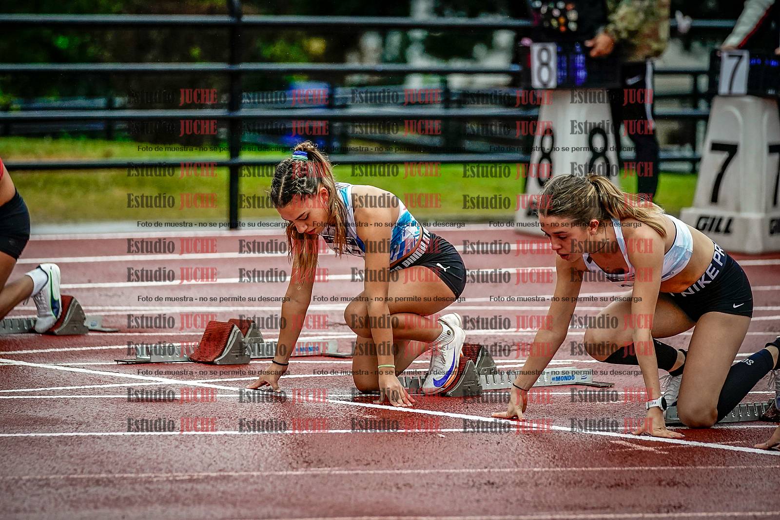 Fotos de los 100 m con vallas de mujeres - FINAL