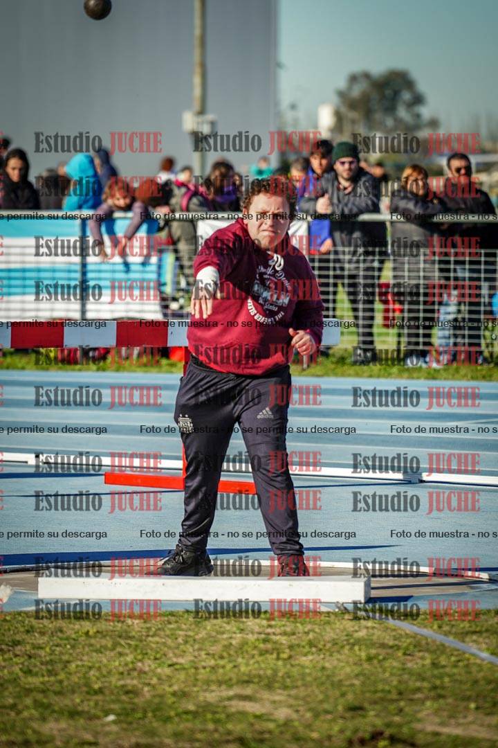 Fotos del lanzamiento de bala de varones todas las categorías (incluye combinadas)