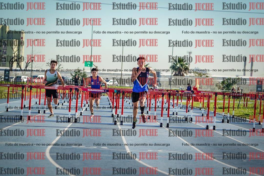 Fotos de los 110 m con vallas de varones