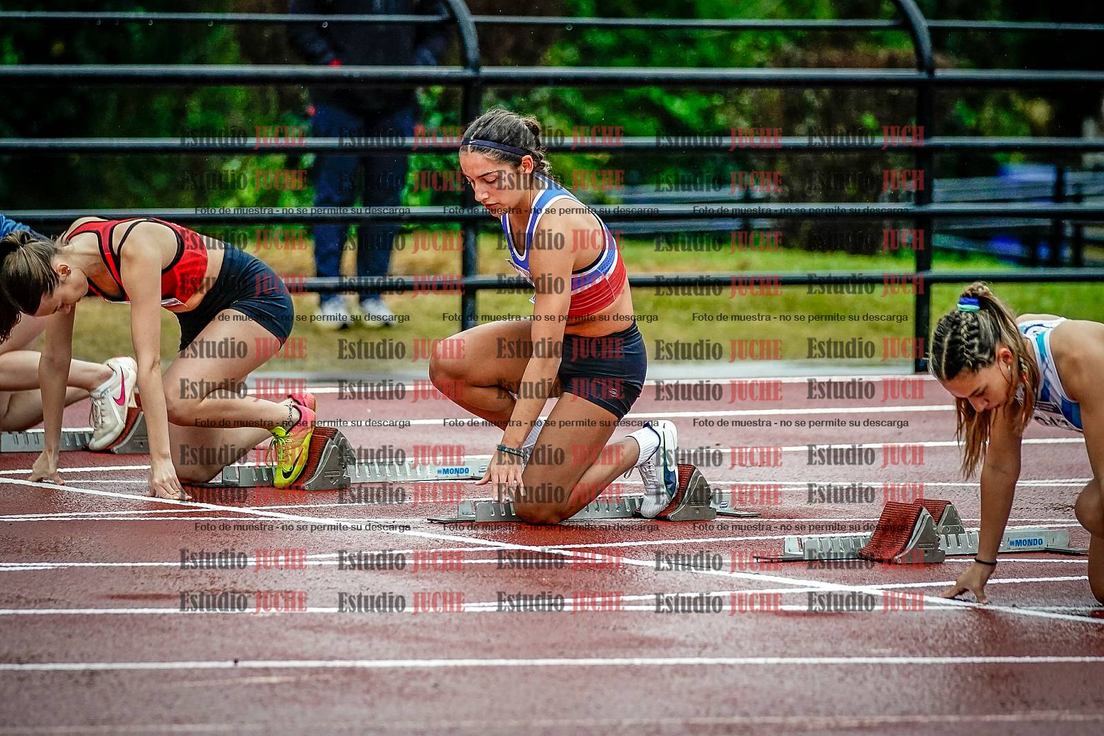 Fotos de los 100 m con vallas de mujeres - FINAL