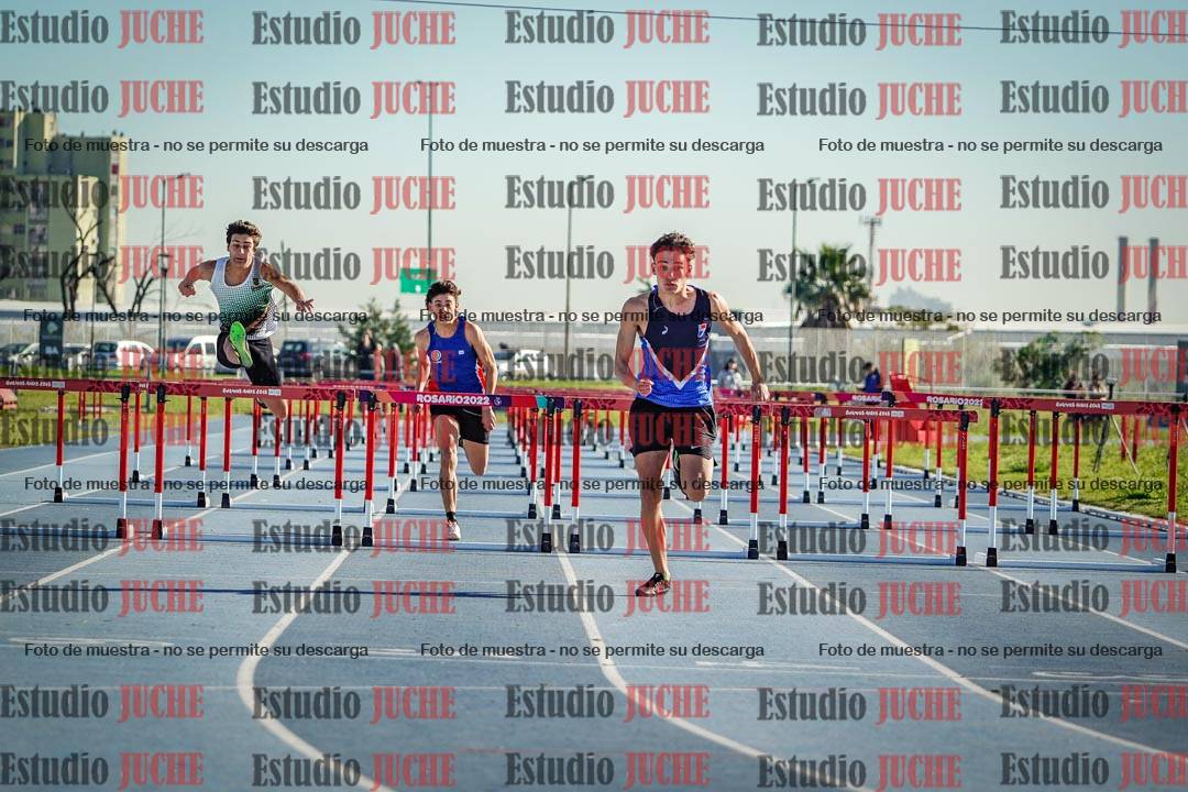 Fotos de los 110 m con vallas de varones