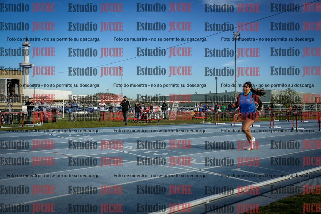 Fotos de los 100 m con vallas de mujeres