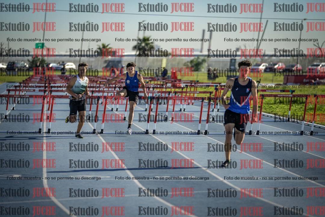 Fotos de los 110 m con vallas de varones