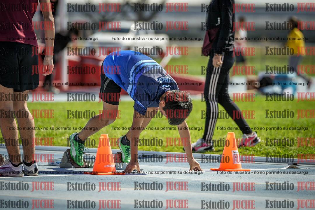 Fotos de los 80 m con vallas de varones