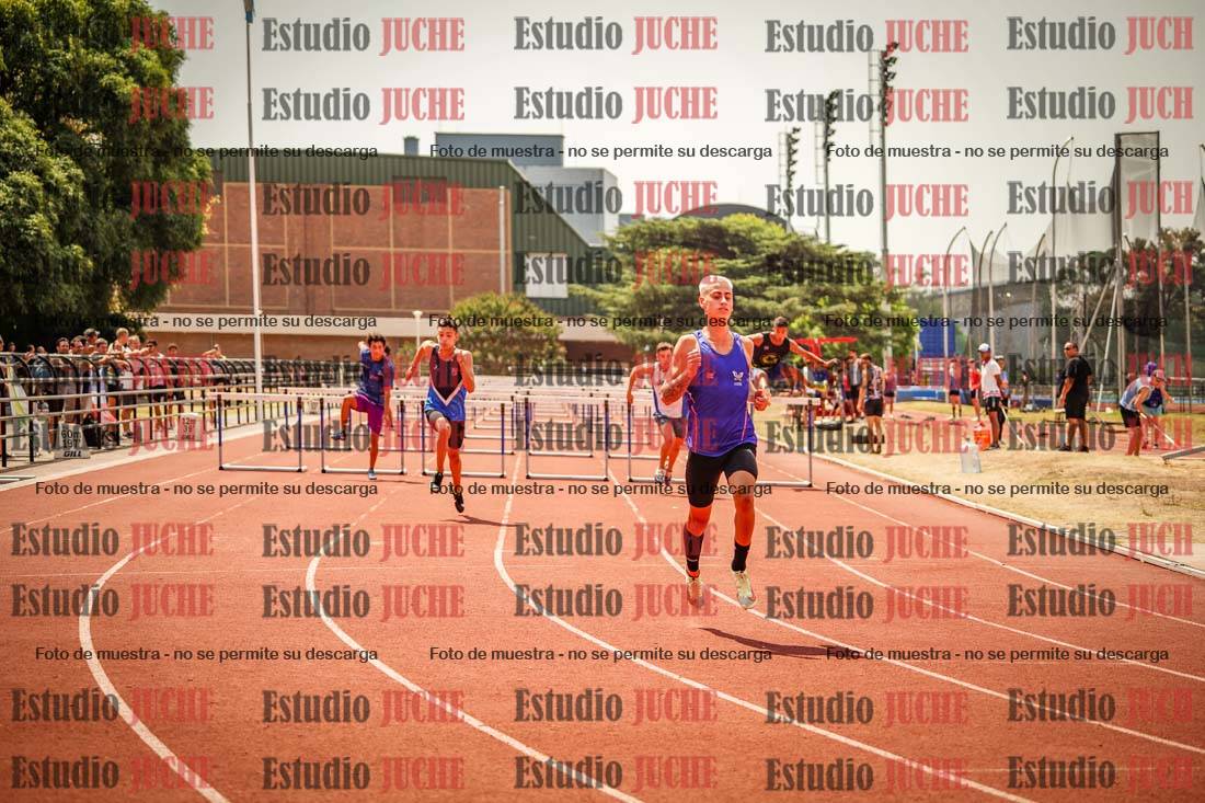 Fotos de los 110 m con vallas de varones