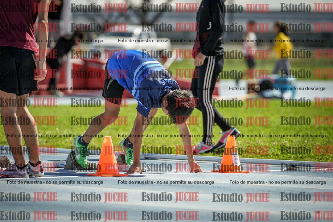 Fotos de los 80 m con vallas de varones