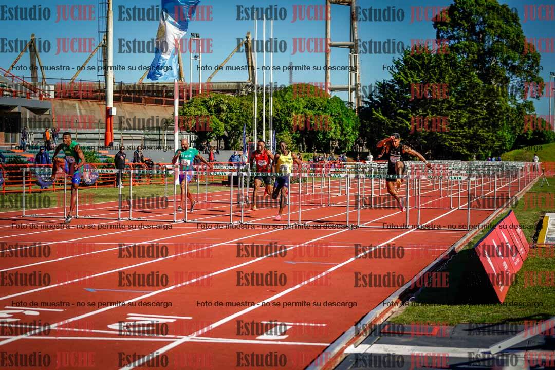 Fotos de los 100 m con vallas de varones - deca 6