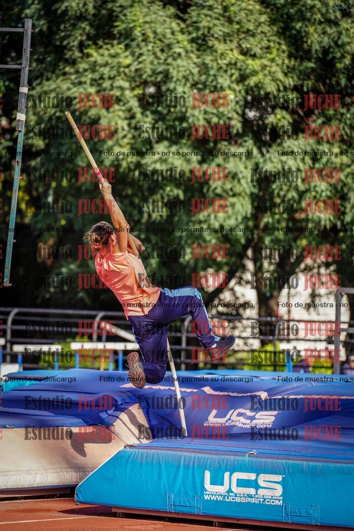 Fotos del salto con garrocha de mujeres y varones