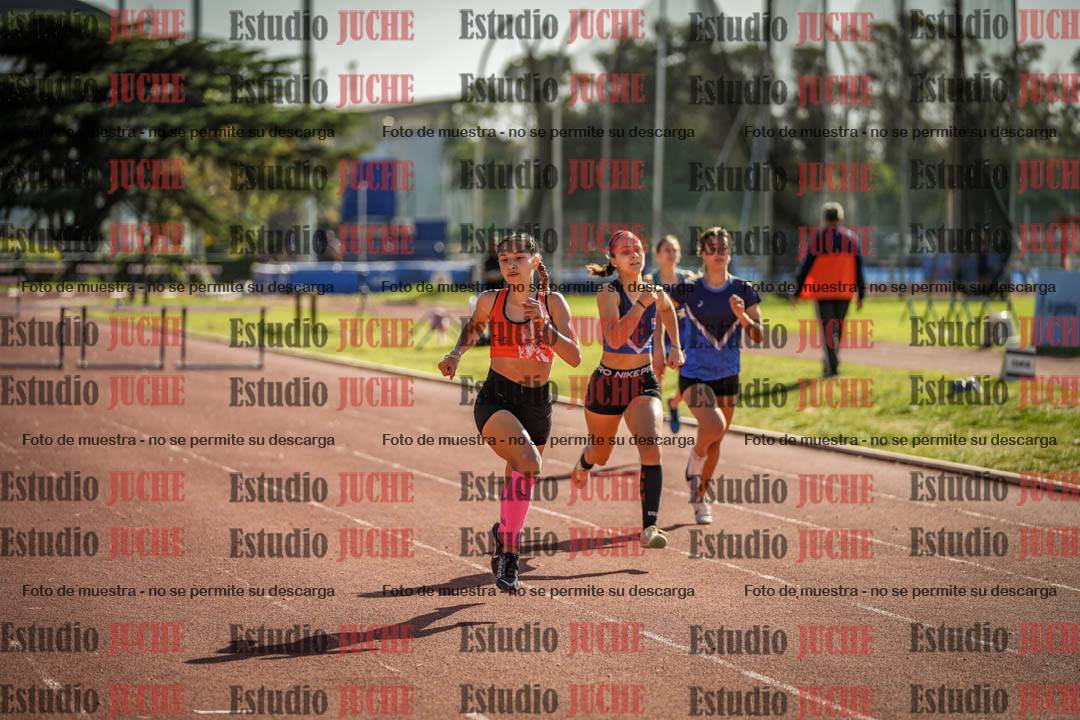 Fotos de los 295 m con vallas de mujeres