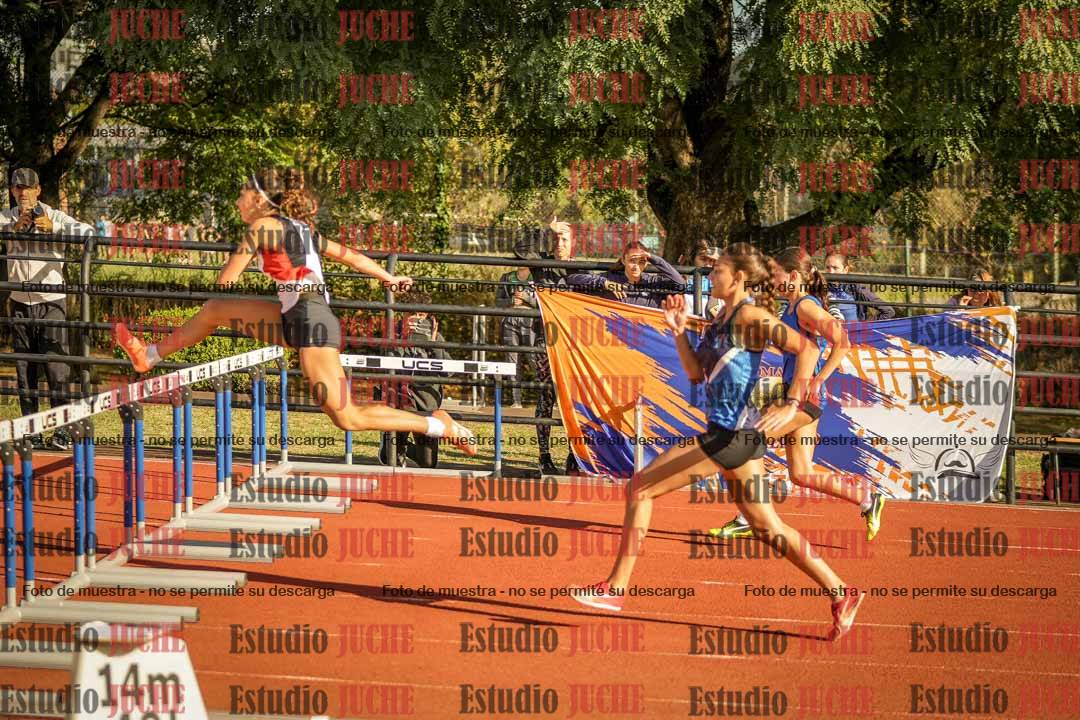 Fotos de los 100 m con vallas de mujeres