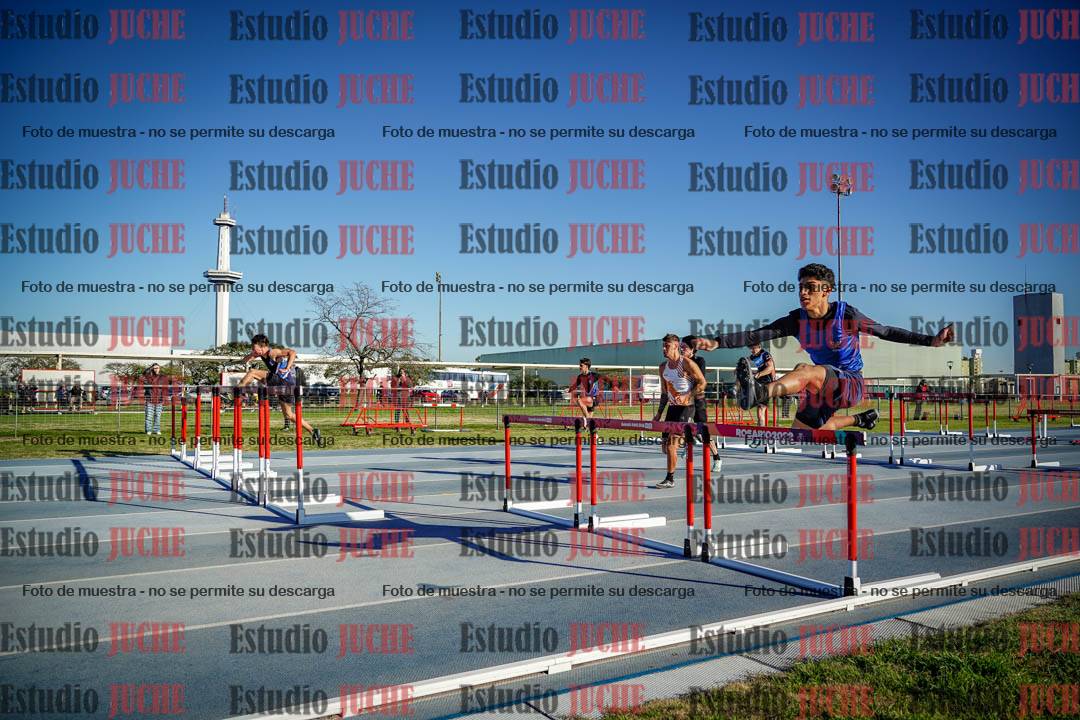Fotos de los 110 m con vallas de varones