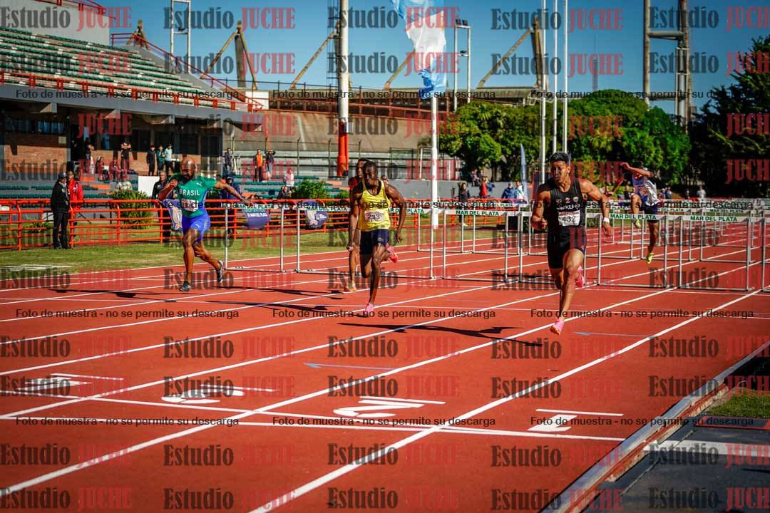 Fotos de los 100 m con vallas de varones - deca 6