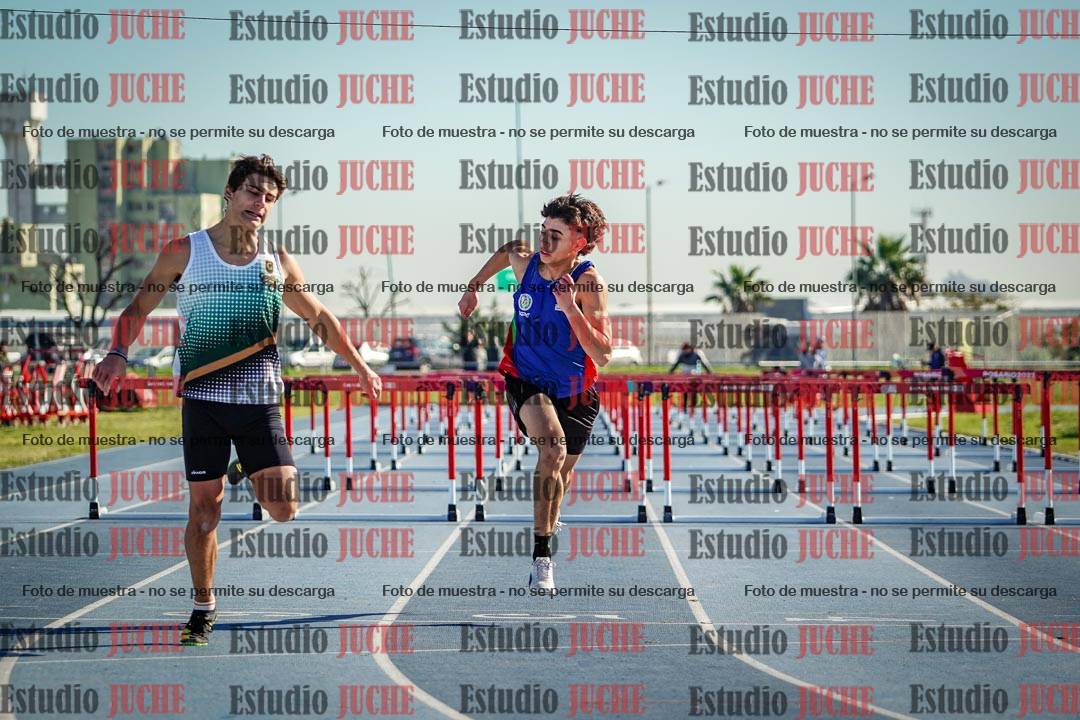 Fotos de los 110 m con vallas de varones