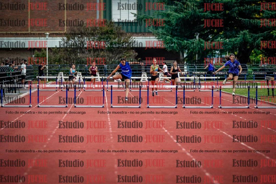 Fotos de los 295 m con vallas de mujeres