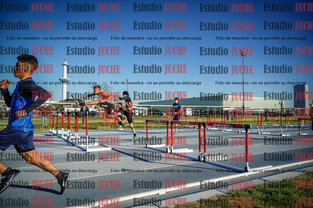 Fotos de los 110 m con vallas de varones