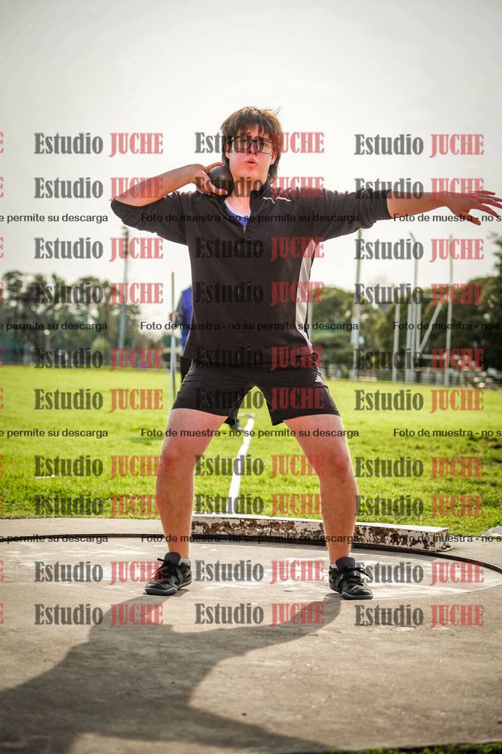 Fotos del lanzamiento de bala de varones