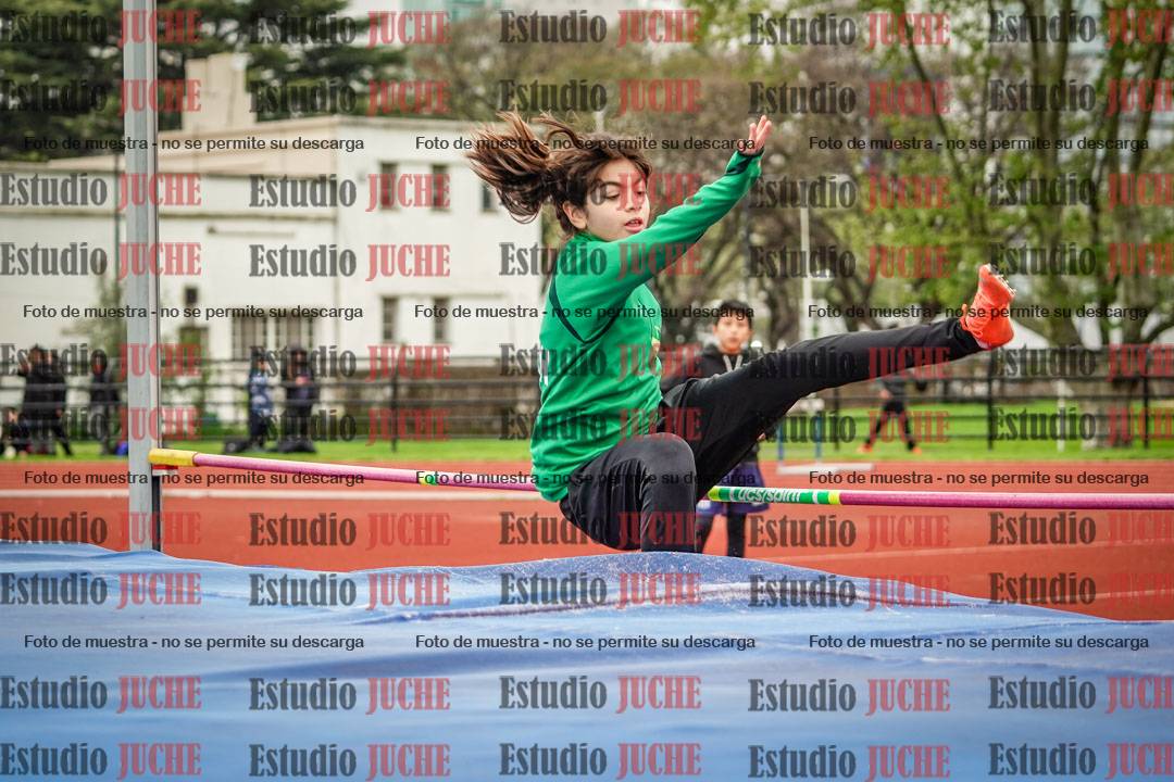 Fotos del salto en alto de mujeres y varones - todos los grupos