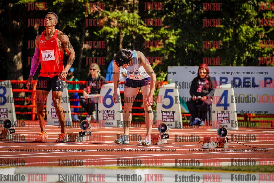 Fotos de los 100 m llanos de varones - deca 1