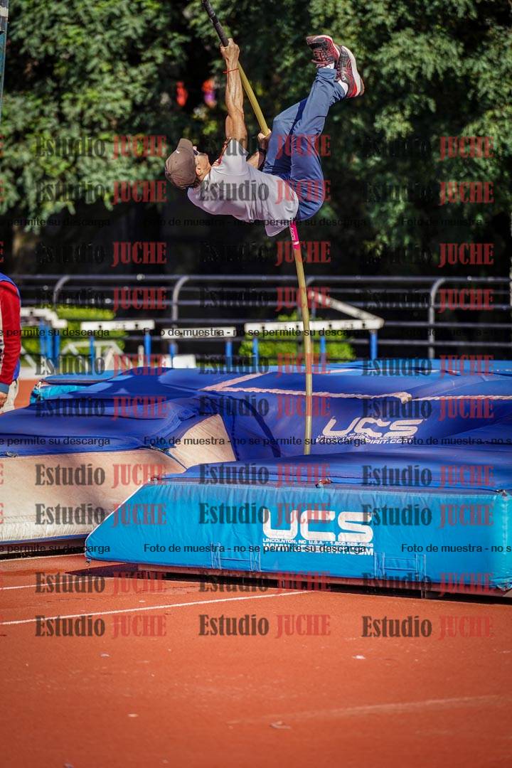 Fotos del salto con garrocha de mujeres y varones