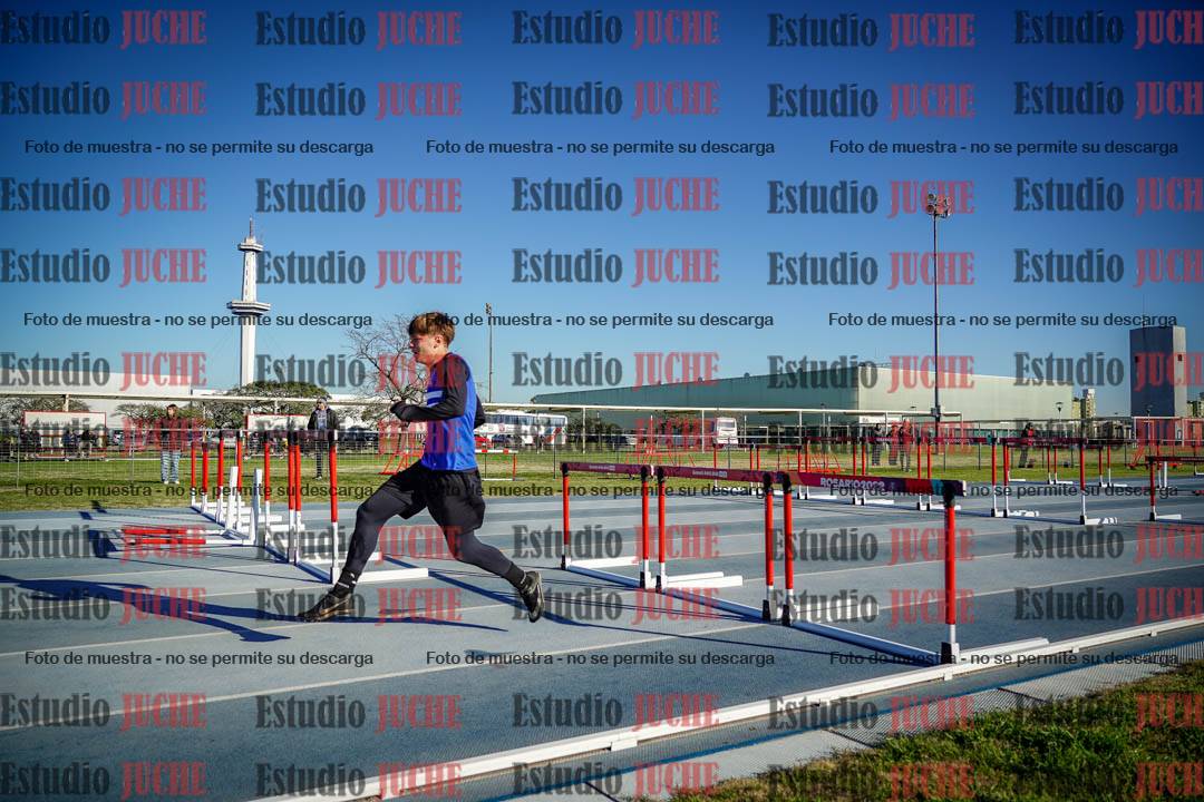 Fotos de los 110 m con vallas de varones