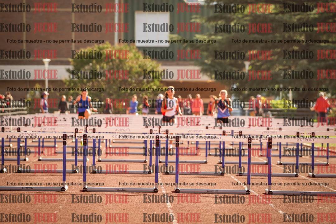 Fotos de los 100 m con vallas de mujeres