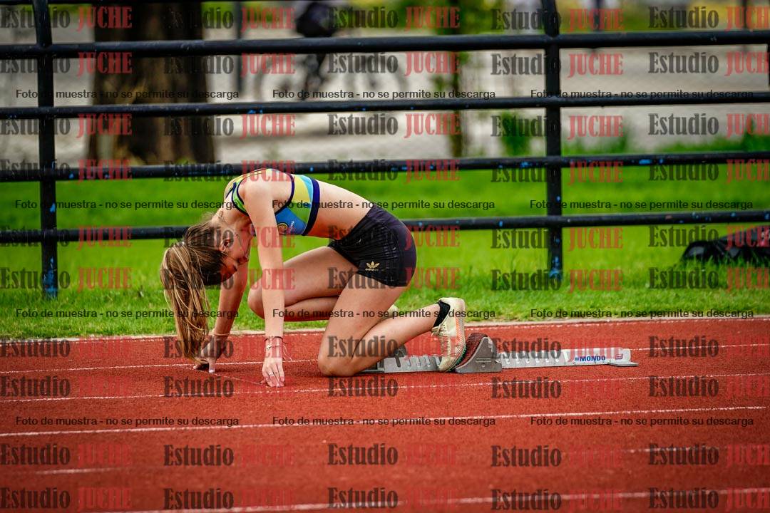 Fotos de los 295 m con vallas de mujeres