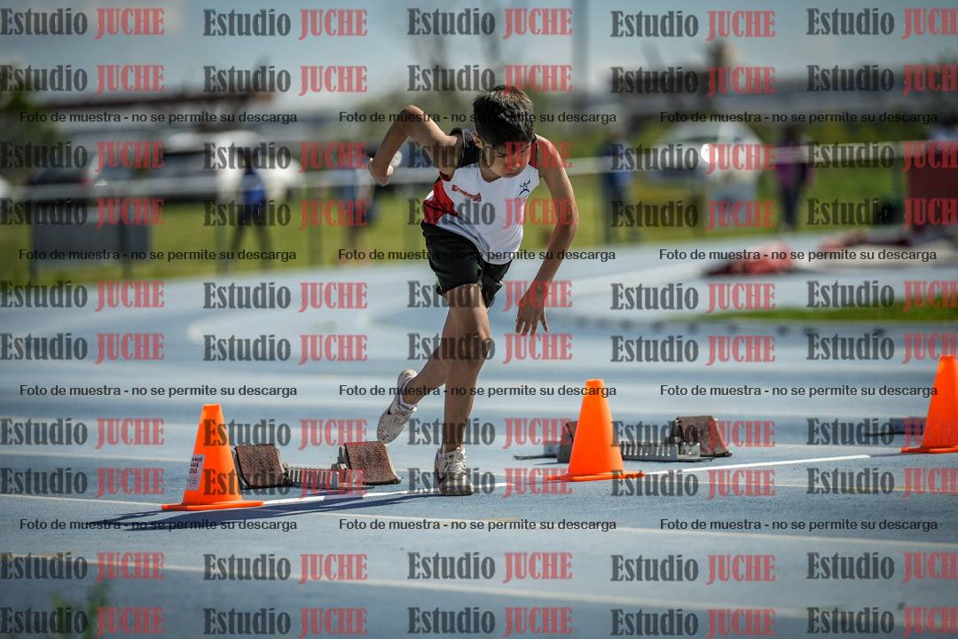 Fotos de los 80 m con vallas de varones