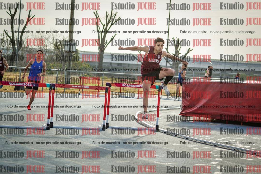 Fotos de los 400 m con vallas de varones