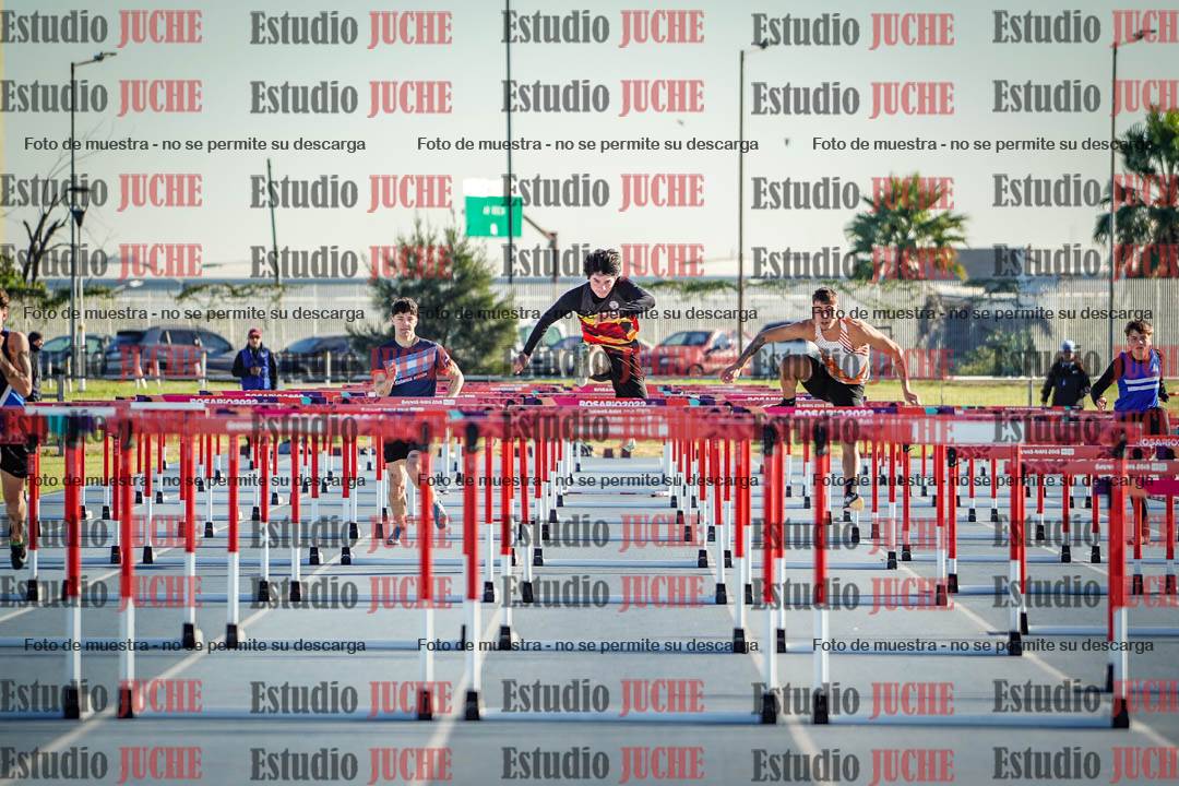 Fotos de los 110 m con vallas de varones