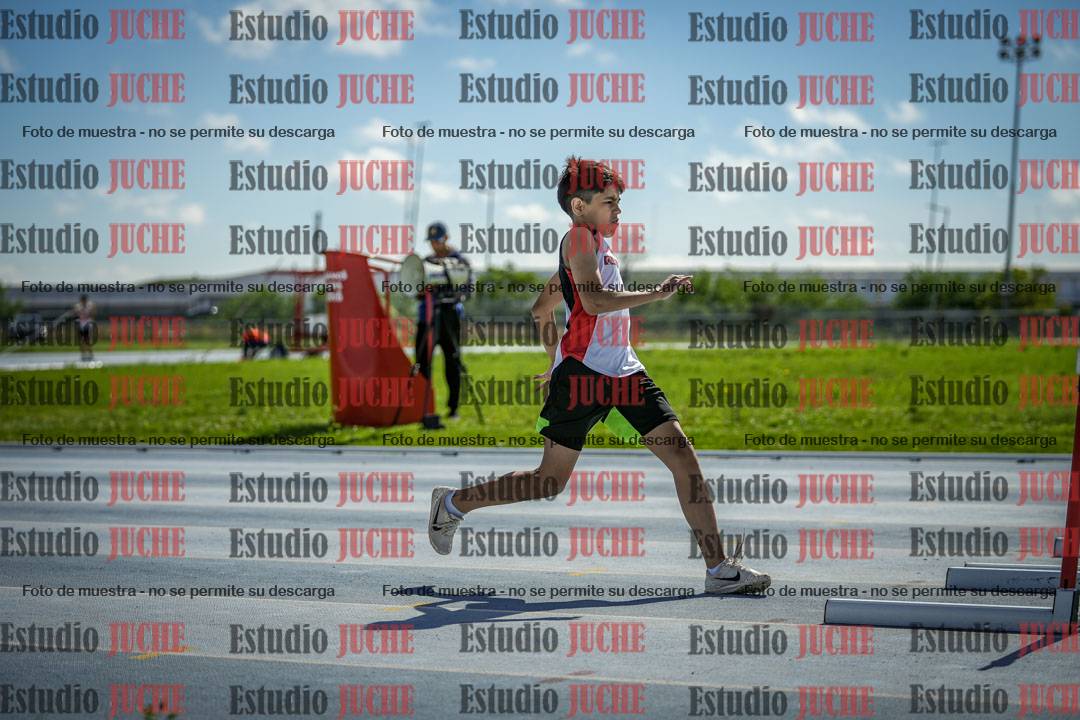 Fotos de los 80 m con vallas de varones