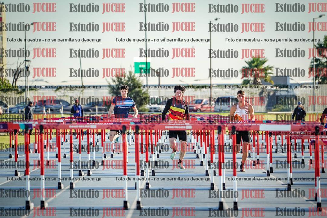 Fotos de los 110 m con vallas de varones