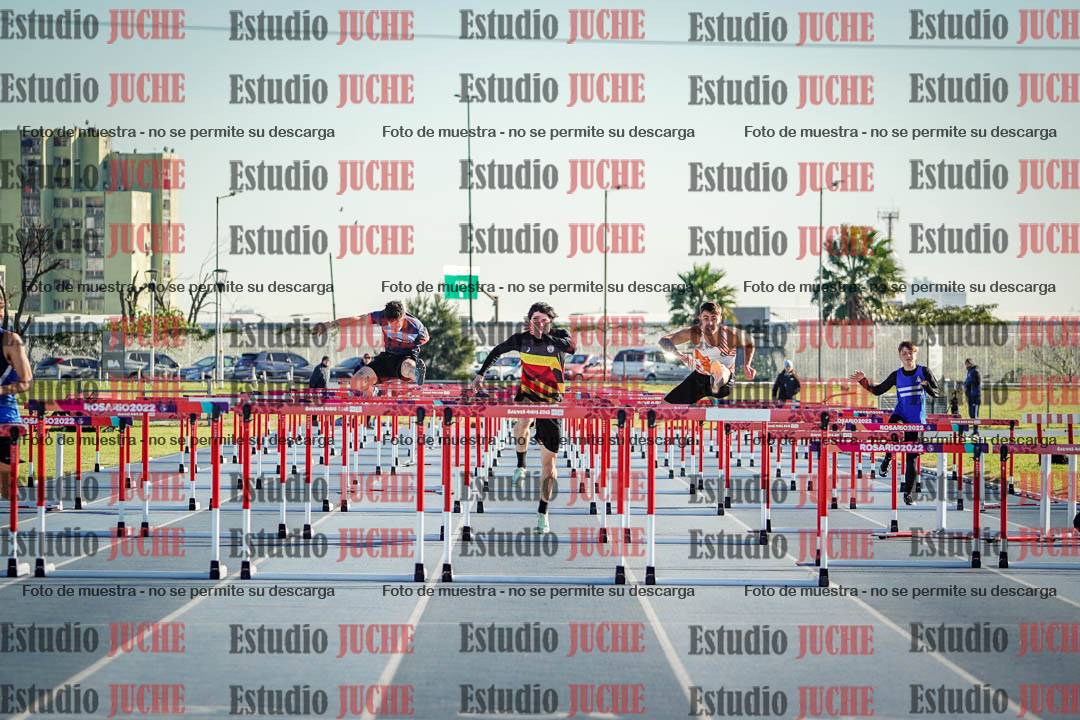 Fotos de los 110 m con vallas de varones