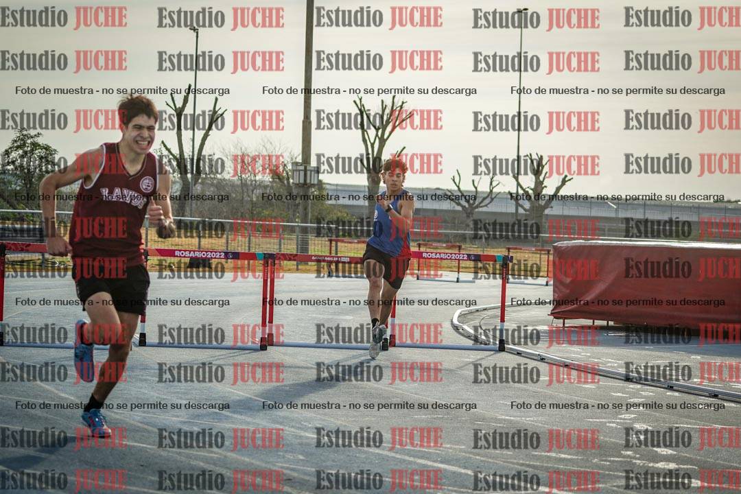 Fotos de los 400 m con vallas de varones