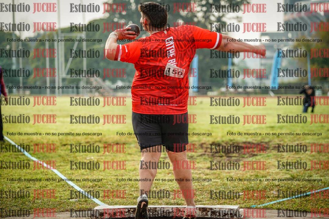 Fotos del lanzamiento de bala de varones