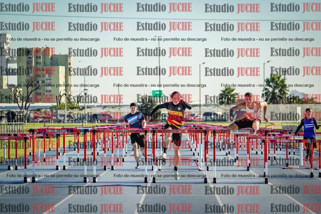Fotos de los 110 m con vallas de varones