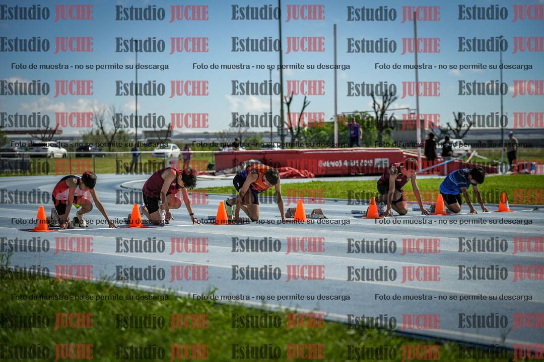 Fotos de los 80 m con vallas de varones