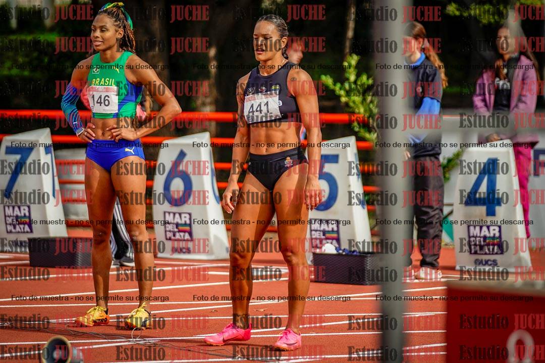 Fotos de los 100 m con vallas de mujeres