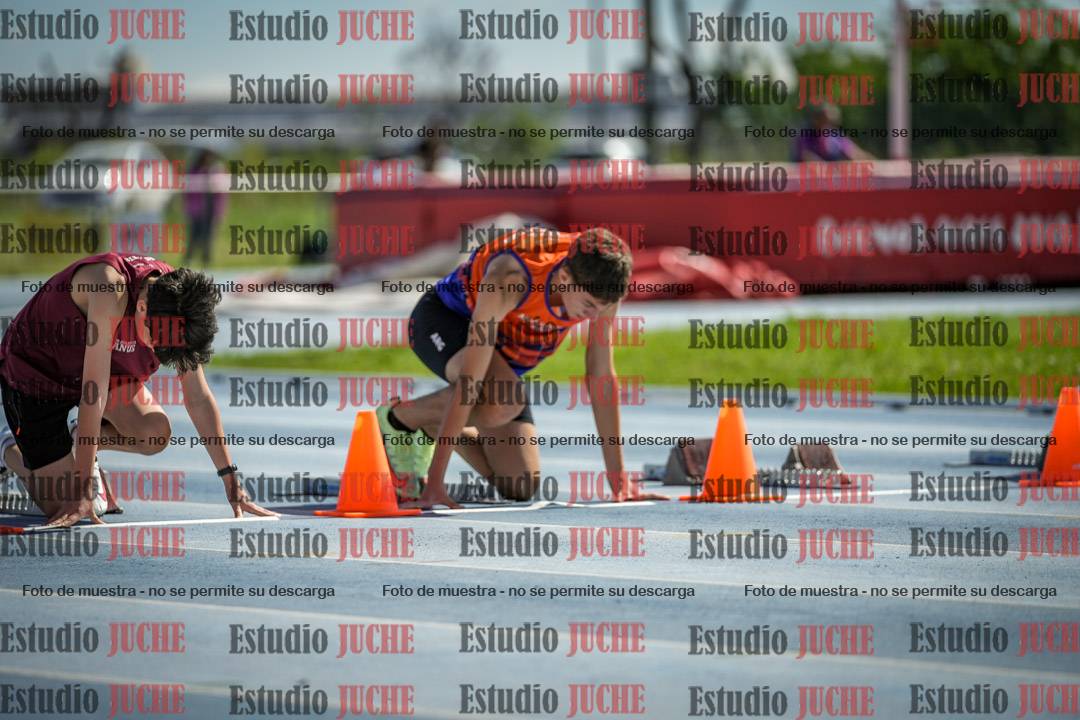 Fotos de los 80 m con vallas de varones