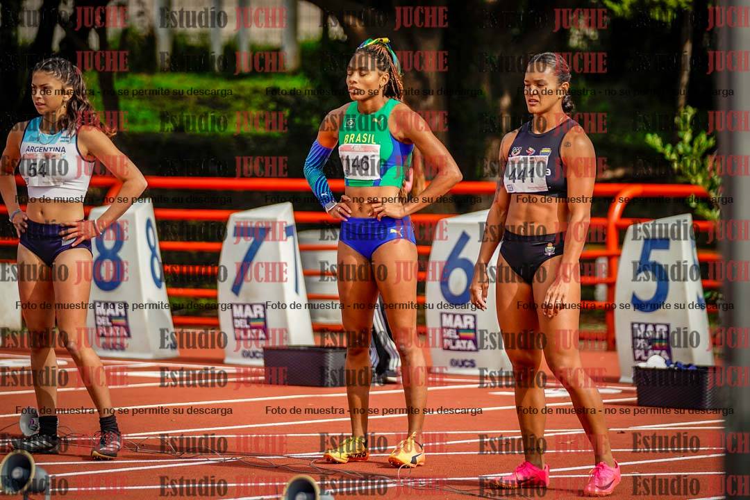 Fotos de los 100 m con vallas de mujeres