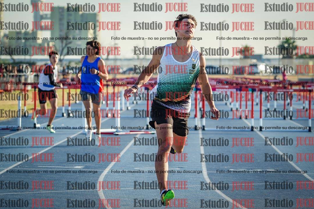 Fotos de los 110 m con vallas de varones