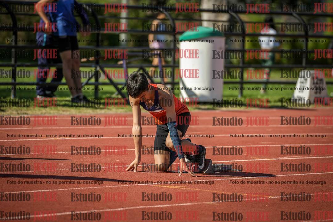 Fotos de los 295 m con vallas de varones
