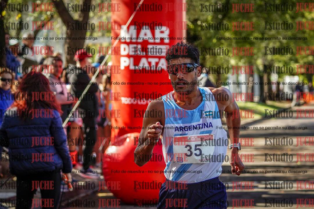 Fotos de los 20.000 m de marcha atlética de mujeres y varones