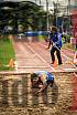 Fotos del salto en largo - varones mayores