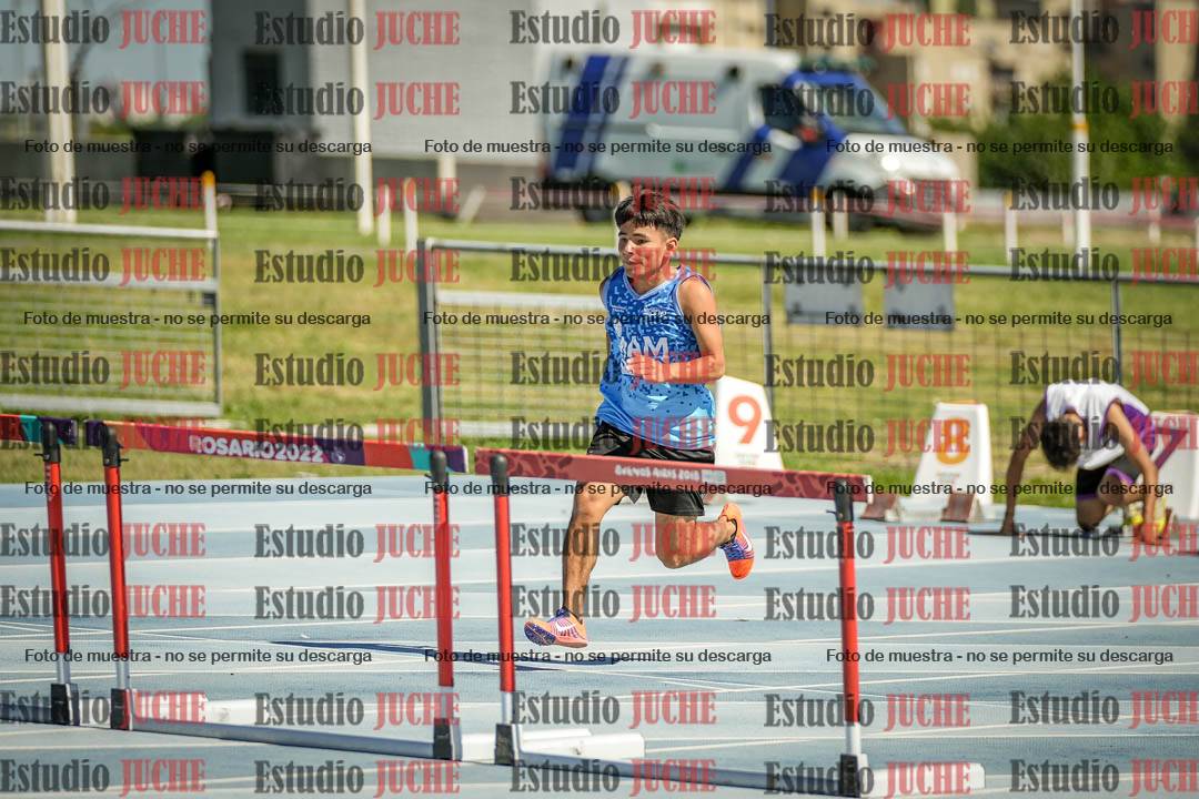 Fotos de los 110 m con vallas de varones