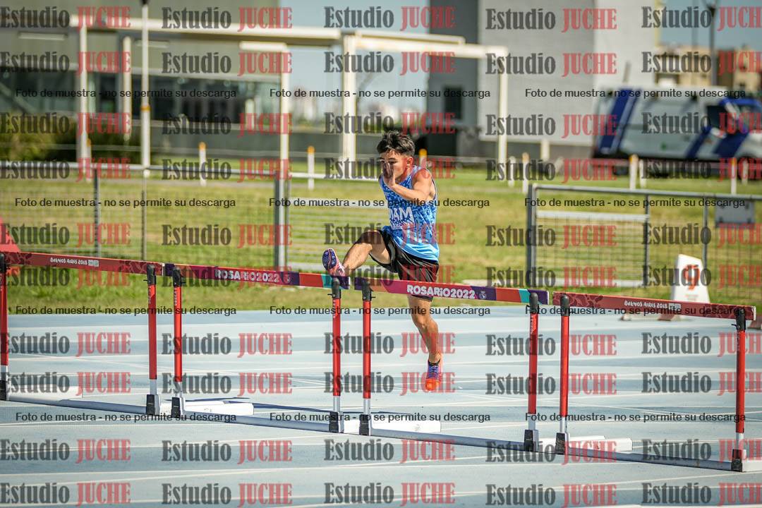 Fotos de los 110 m con vallas de varones