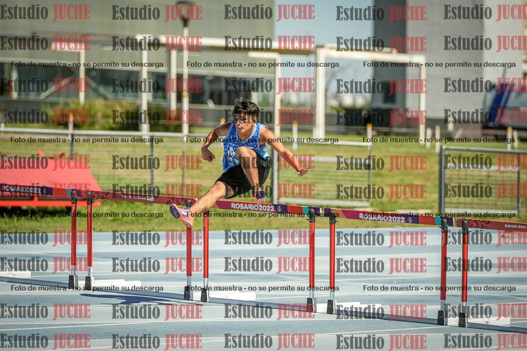 Fotos de los 110 m con vallas de varones