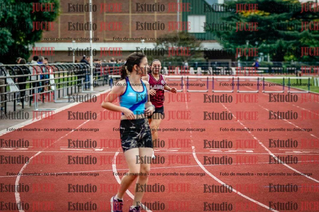 Fotos de los 295 m con vallas de mujeres
