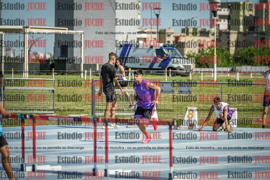 Fotos de los 110 m con vallas de varones